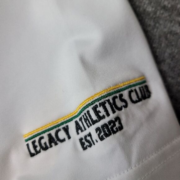 Peter Millar Summer Comfort Men's Golf Polo Size XL Lagacy Chritian Accademy - Picture 9 of 9